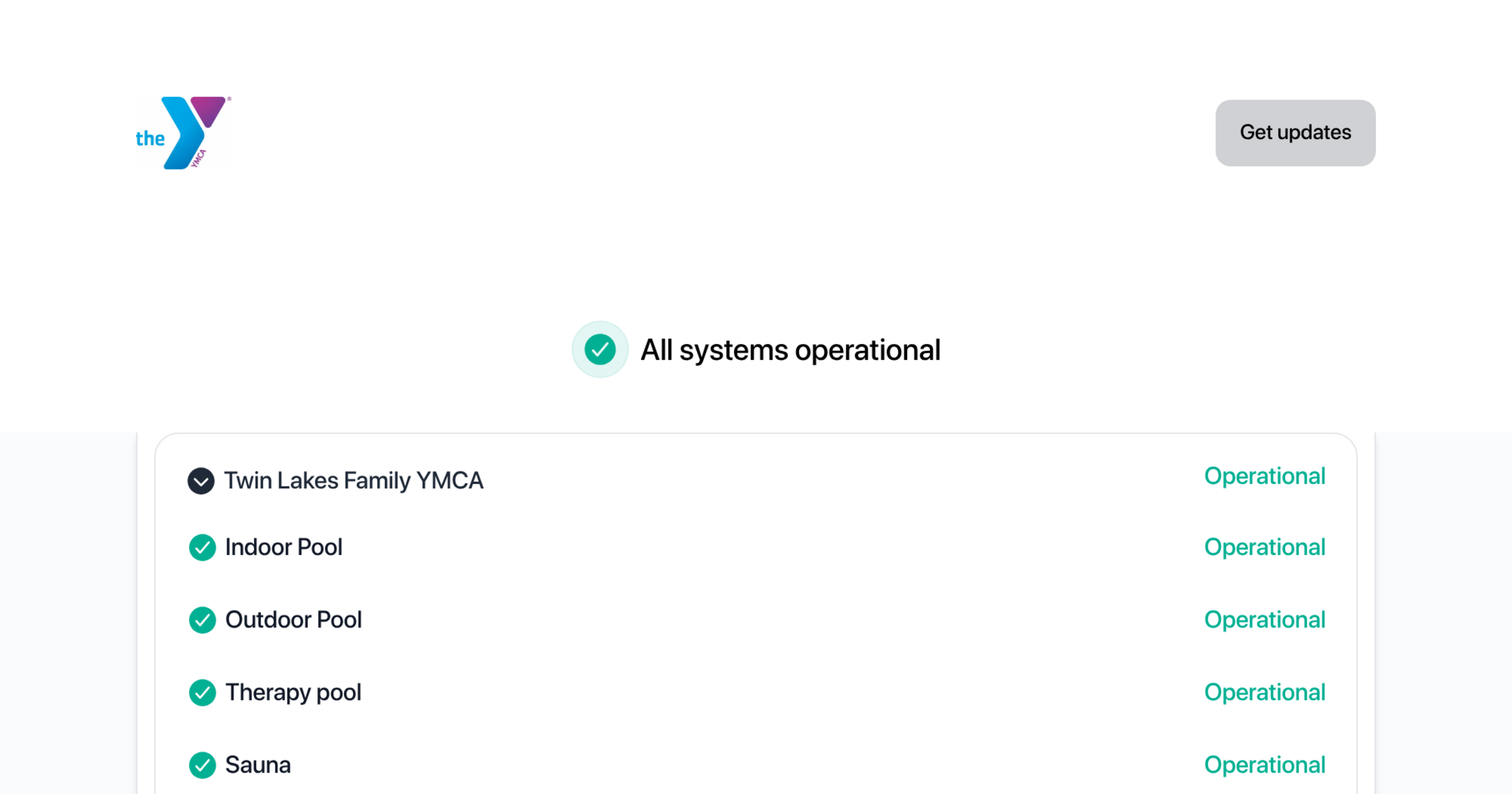 Twin Lakes Family YMCA - Status